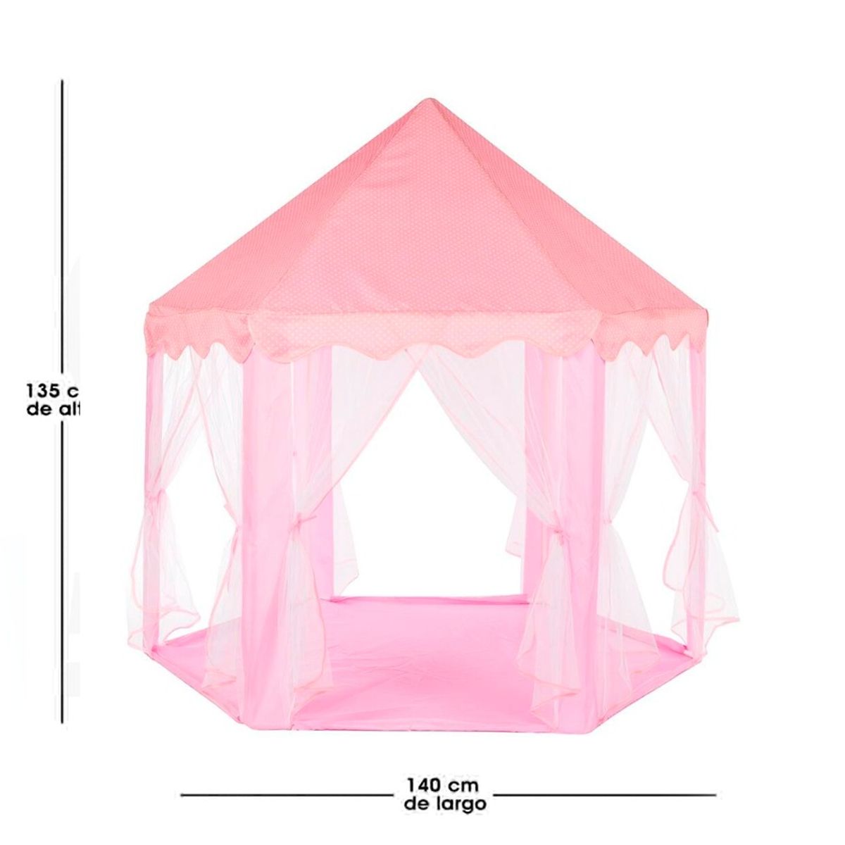 GENERICO - Castillo Tienda De Campaña Para Niños Rosa