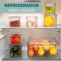 GENERICO - Organizador Refrigerador Cocina Set 7 Contenedores Con Tapa