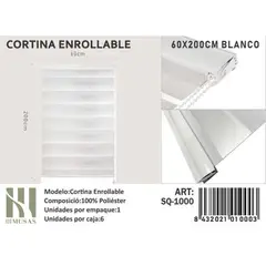GENERICO - Cortina Roller Dia Y Noche 80X200 Cm