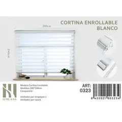 GENERICO - Cortina Roller Dia Y Noche 200X240 Cm