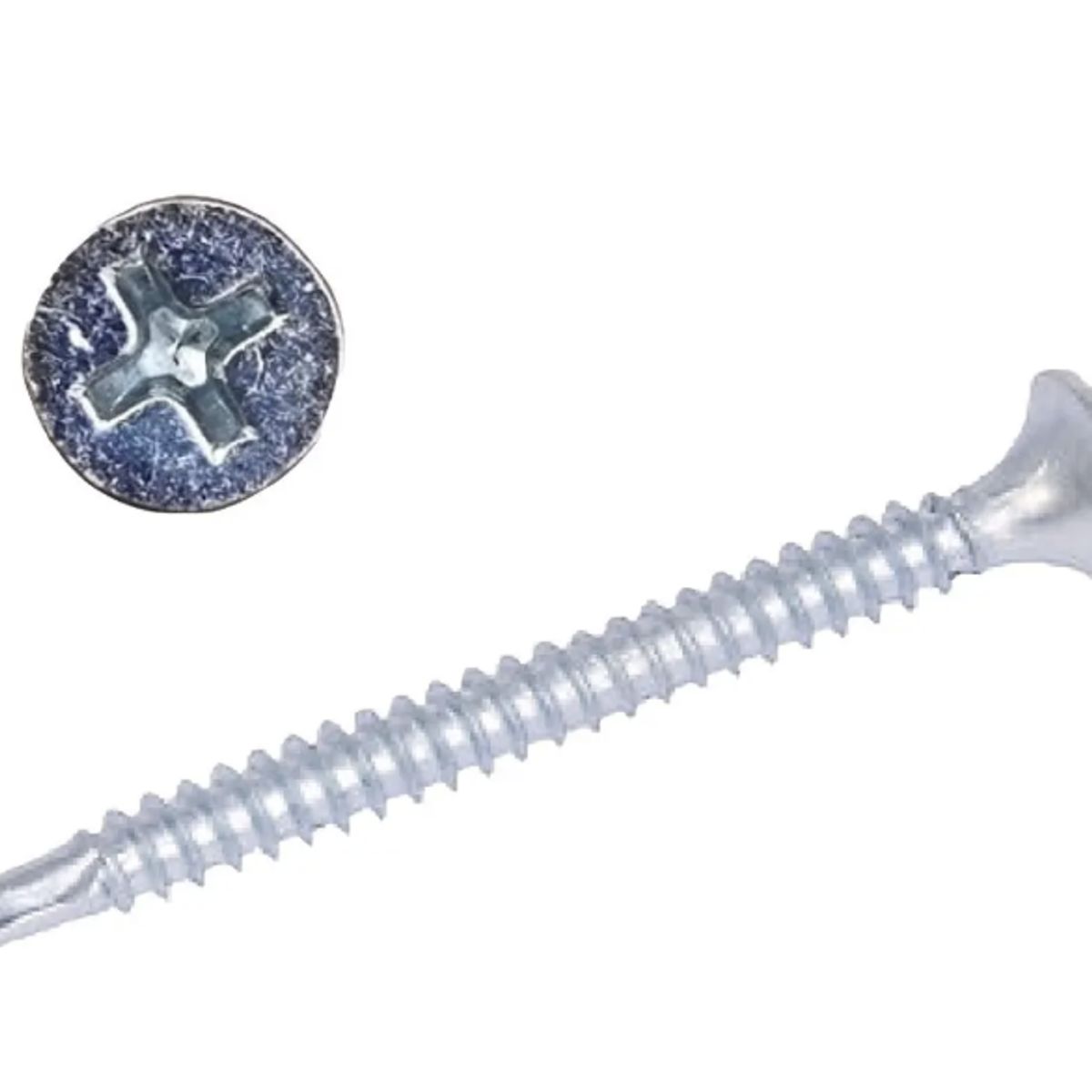 GENERICO - Tornillo 6x1 5/8 Punta Broca Zincado X 1.000 Unidades