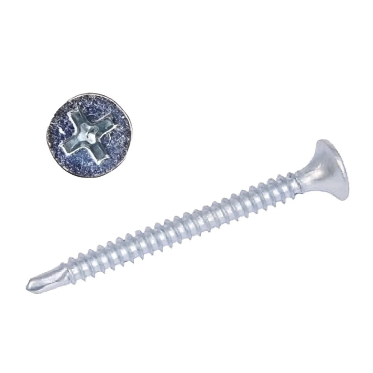 GENERICO - Tornillo 6x1 5/8 Punta Broca Zincado X 1.000 Unidades