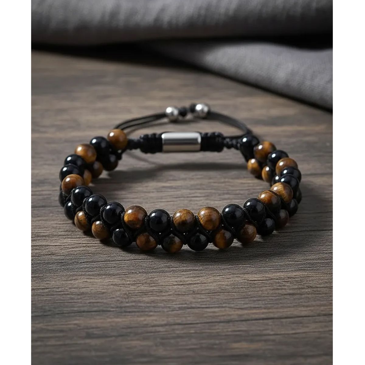 GENERICO - Pulsera De Hombre Mujer Onix Ojo De Tigre