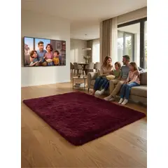 GENERICO - Alfombras Pelo Largo tamaño 150x200 Cm super Suave