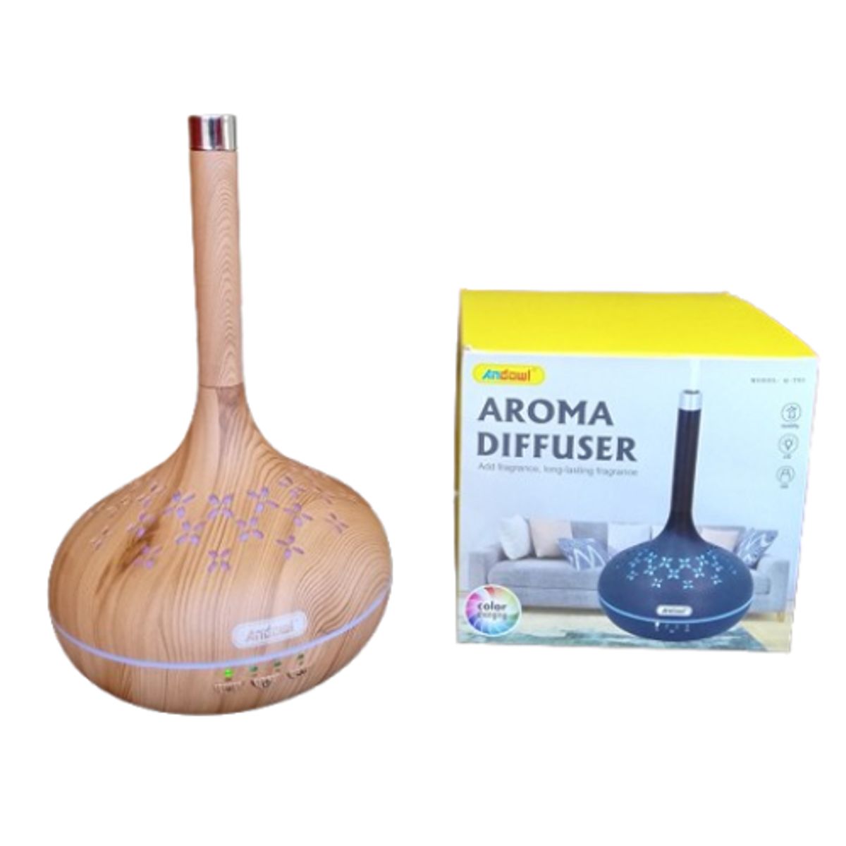 GENERICO - Humidificadora de Madera Estilo Andowl