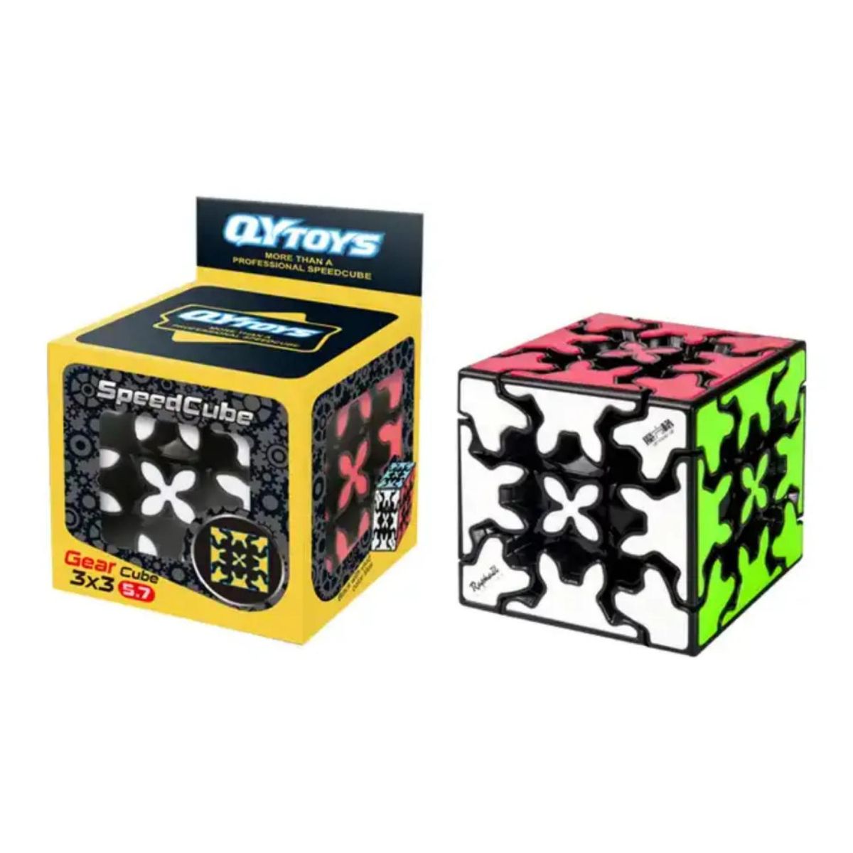 GENERICO - Juguete Cubo Rubik Qiyi Gear Engranajes Infantil