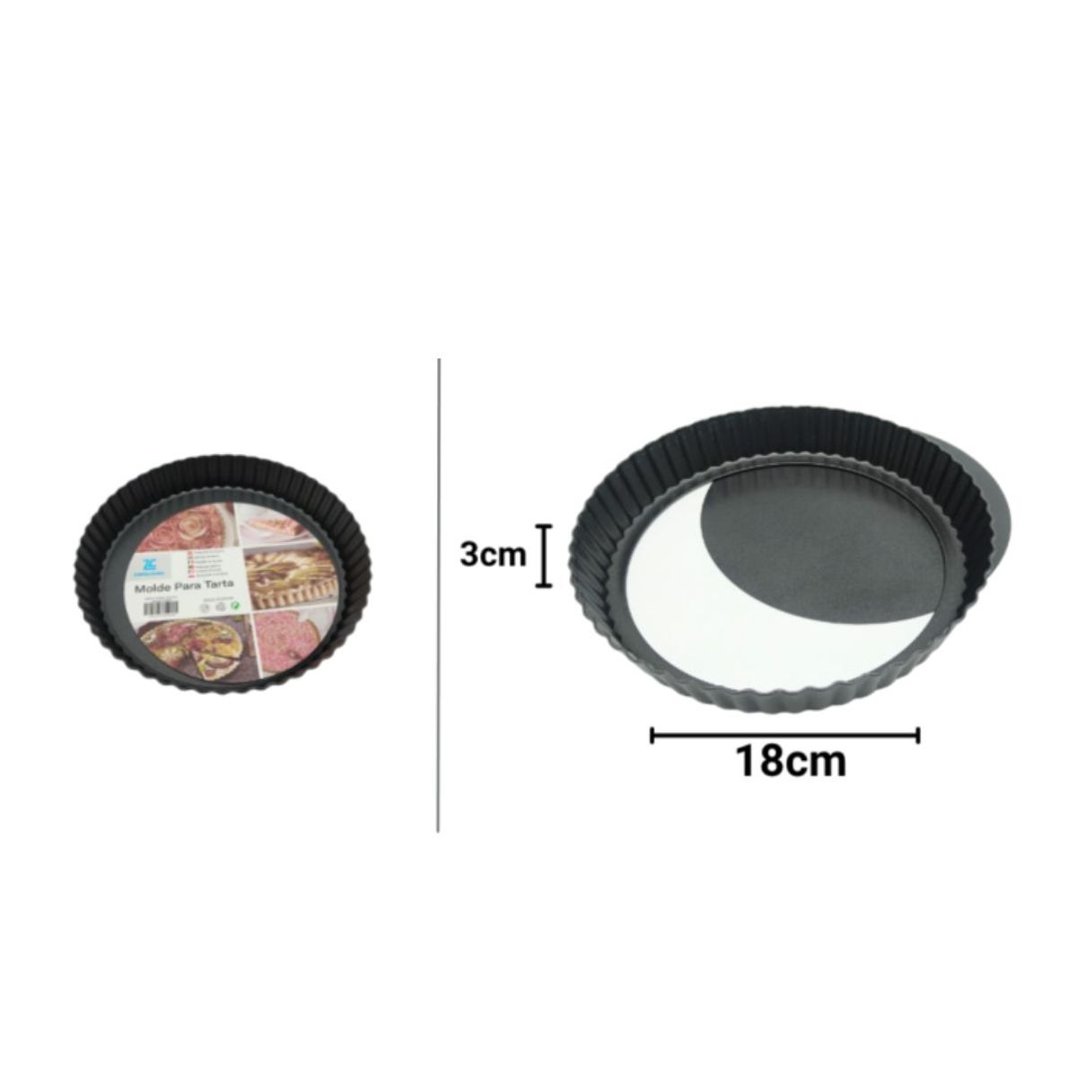 GENERICO - Molde desmontable 18-20cm
