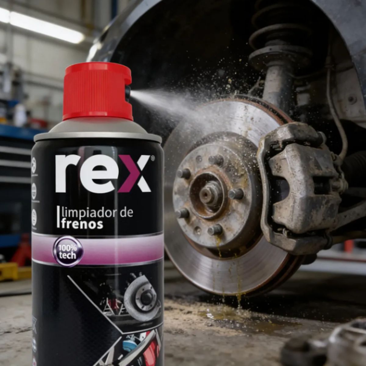 REX - Limpiador De Frenos 450 Ml Rex