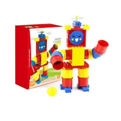 GENERICO - Juguete Robot Armable Con Bloques Y Tuberias Infantil