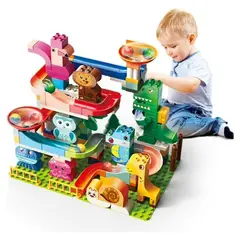 GENERICO - Juguete Bloques De Construccion Didacticos Toboganes Infantil