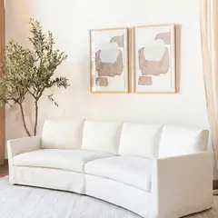 AMOBLE - Sofa Modular Olga 3 cuerpos Amoblé