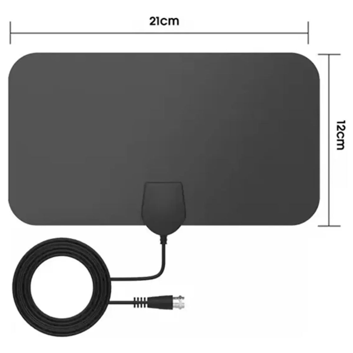 GENERICO - Antena De Tv Digital Hdtv Para Interiores 4k Hd 1080p