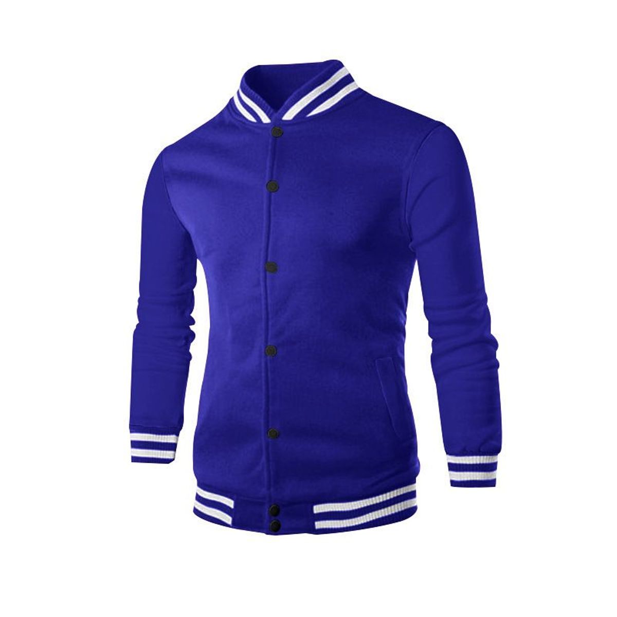 TIOZONEY - Abrigos para Hombre-Azul