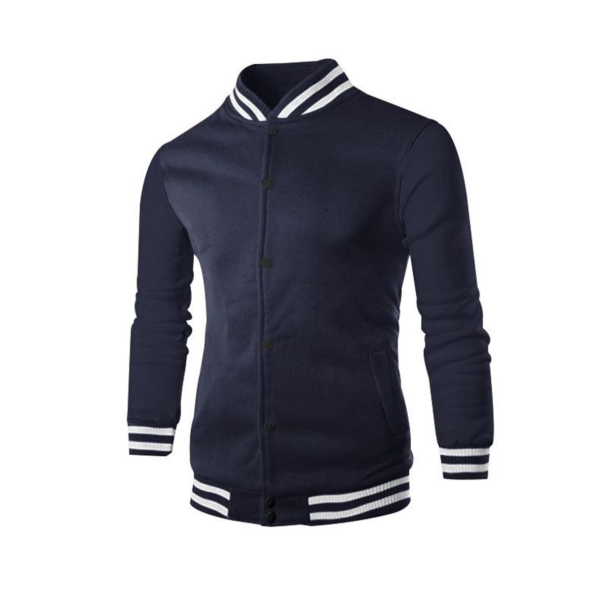 TIOZONEY - Abrigos para Hombre-Azul