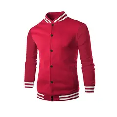 TIOZONEY - Abrigos para Hombre-Rojo