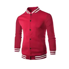 TIOZONEY - Abrigos para Hombre-Rojo