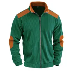 TIOZONEY - Abrigos para Hombre-Verde