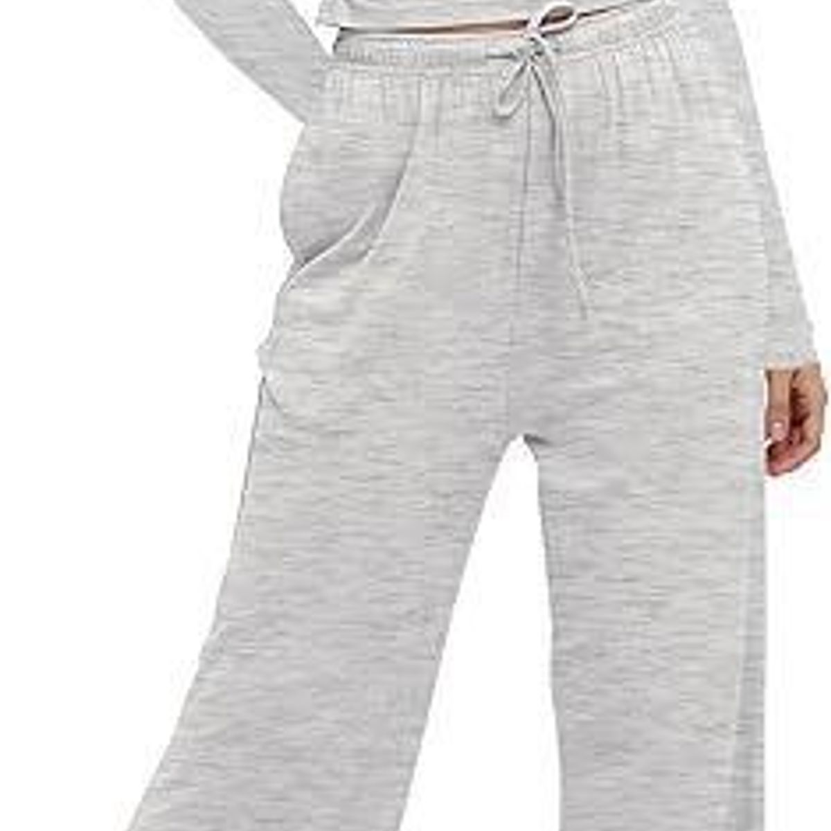 TIOZONEY - Conjunto Manga Larga Y Pantalon-Gris