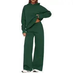 TIOZONEY - Conjunto Manga Larga Y Pantalon-Verde