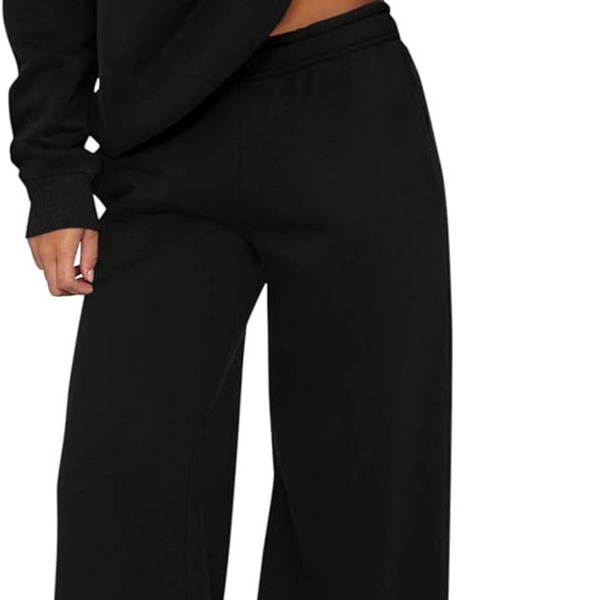 TIOZONEY - Conjunto Manga Larga Y Pantalon-Negro