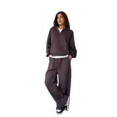 TIOZONEY - Conjunto Manga Larga Y Pantalon-Rojo