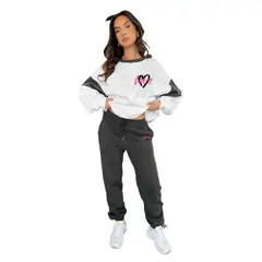 TIOZONEY - Conjunto Manga Larga Y Pantalon-Gris