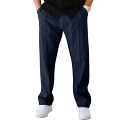 TIOZONEY - Pantalón Hombre - Azul