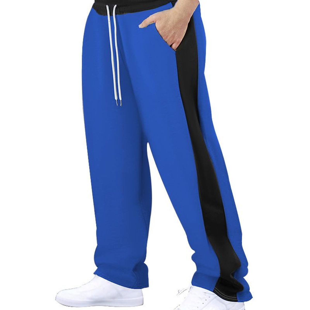 TIOZONEY - Pantalón Hombre - Azul