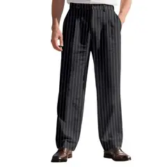 TIOZONEY - Pantalón Hombre - Negro