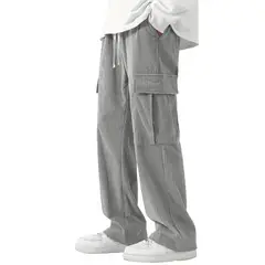 TIOZONEY - Pantalón Hombre - Gris