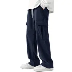 TIOZONEY - Pantalón Hombre - Azul