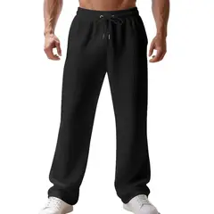 TIOZONEY - Pantalón Hombre - Negro