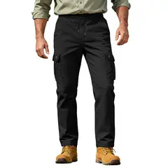 TIOZONEY - Pantalón Hombre - Negro