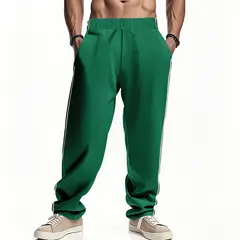 TIOZONEY - Pantalón Hombre - Blanco