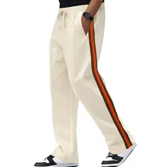 TIOZONEY - Pantalón Hombre - Blanco
