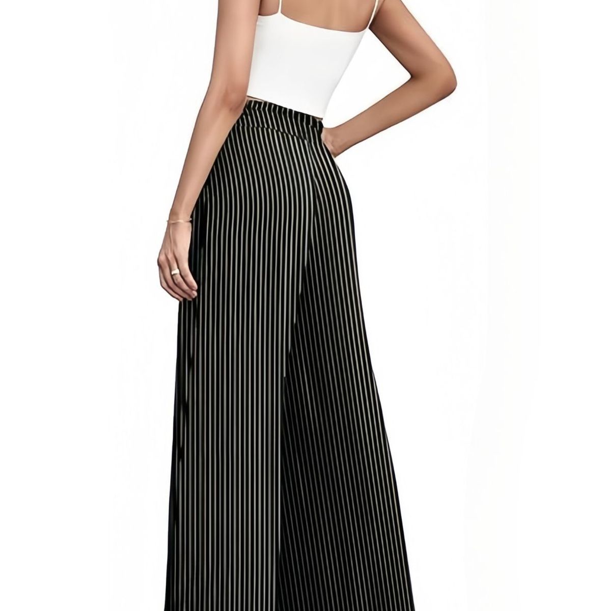 TIOZONEY - Pantalón Mujer - Negro