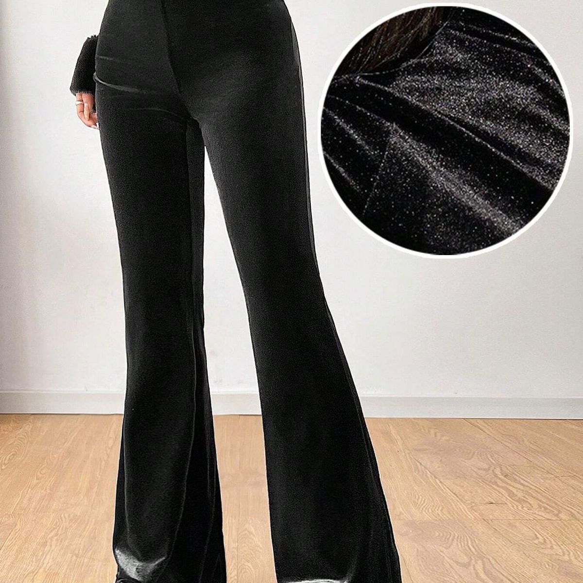 TIOZONEY - Pantalón Mujer - Negro