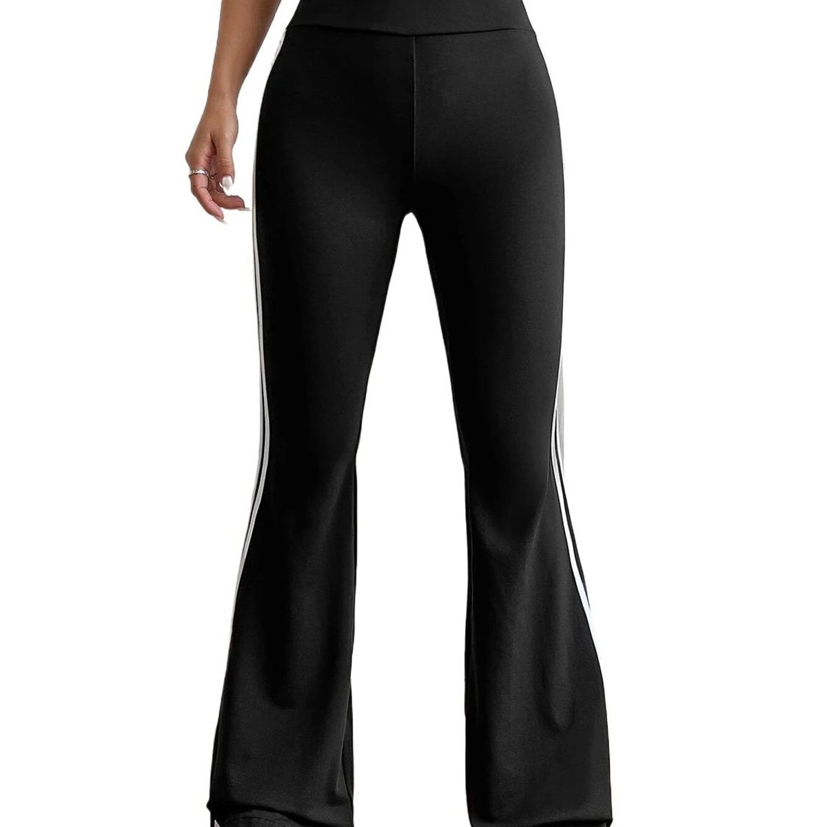 TIOZONEY - Pantalón Mujer - Negro