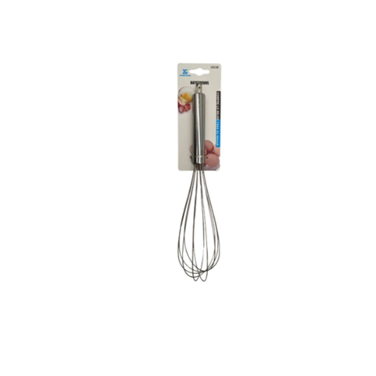 GENERICO - Batidor Metalico 30cm 12 Unidades