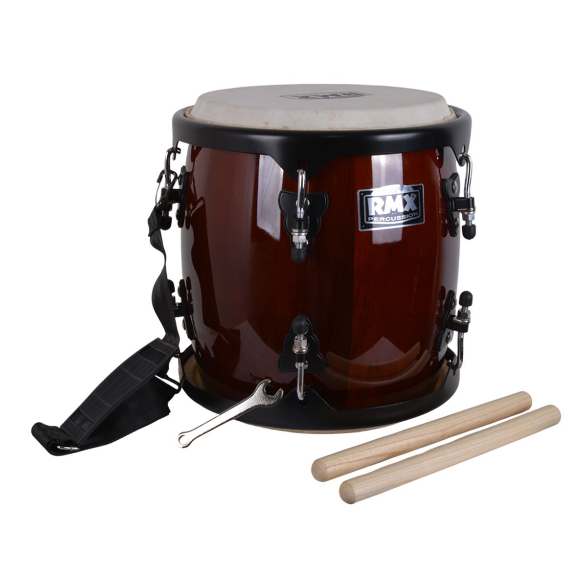 RMX - TAMBORA 11X14 CAOBA CON CORREA TMLB-100BW RMX