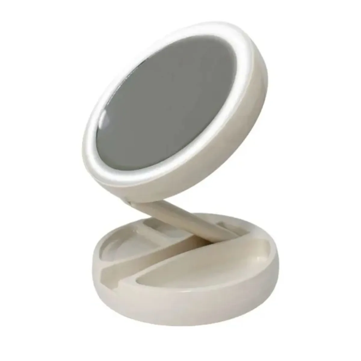 GENERICO - Espejo LED Con Doble Cara Plegable Para Maquillaje