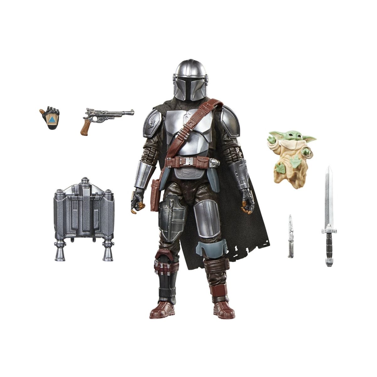 STAR WARS - Figura de Acción Star Wars The Black Series El Mandaloriano y Grogu