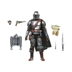 STAR WARS - Figura de Acción The Black Series El Mandaloriano y Grogu