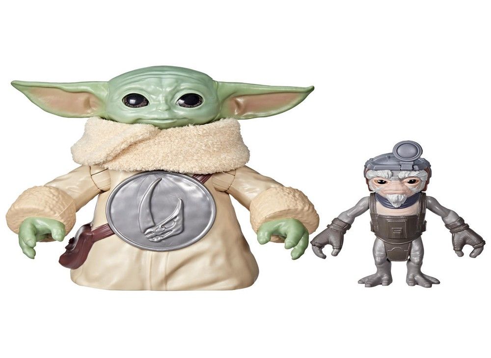 Figura de Accion Grogu abrazador