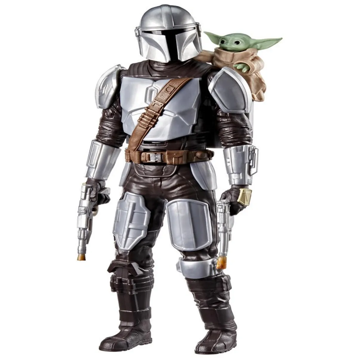 STAR WARS - Figura de Acción Star Wars The Mandalorian & Grogu Bláster cazarrecompensas