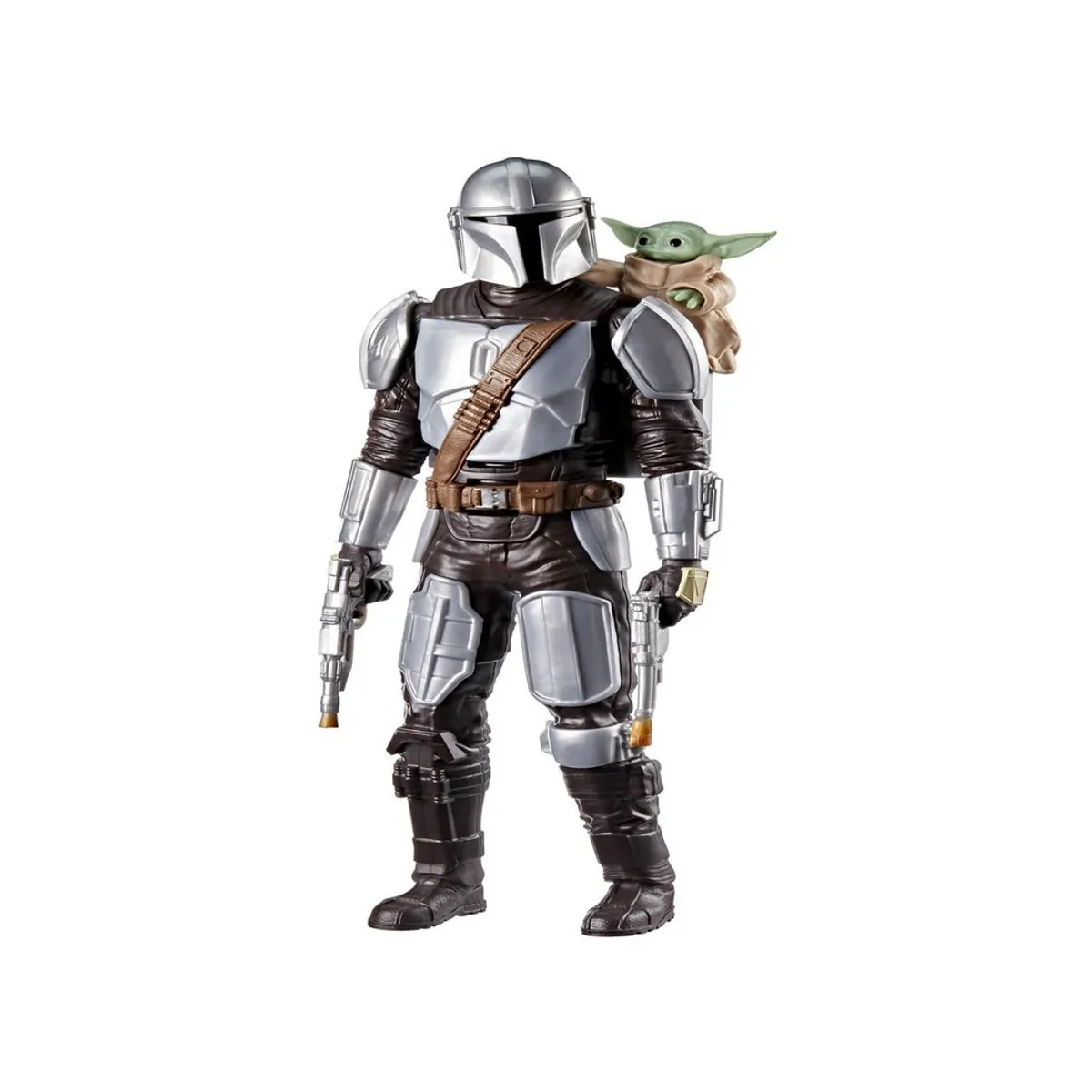 STAR WARS - Figura de Acción Star Wars The Mandalorian & Grogu Bláster cazarrecompensas