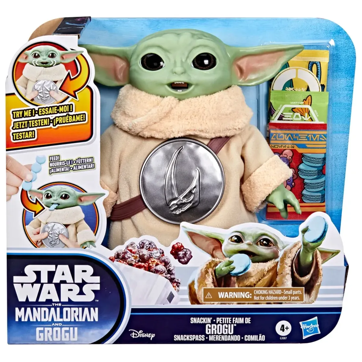STAR WARS - Figura de Acción Star Wars Grogu merendando