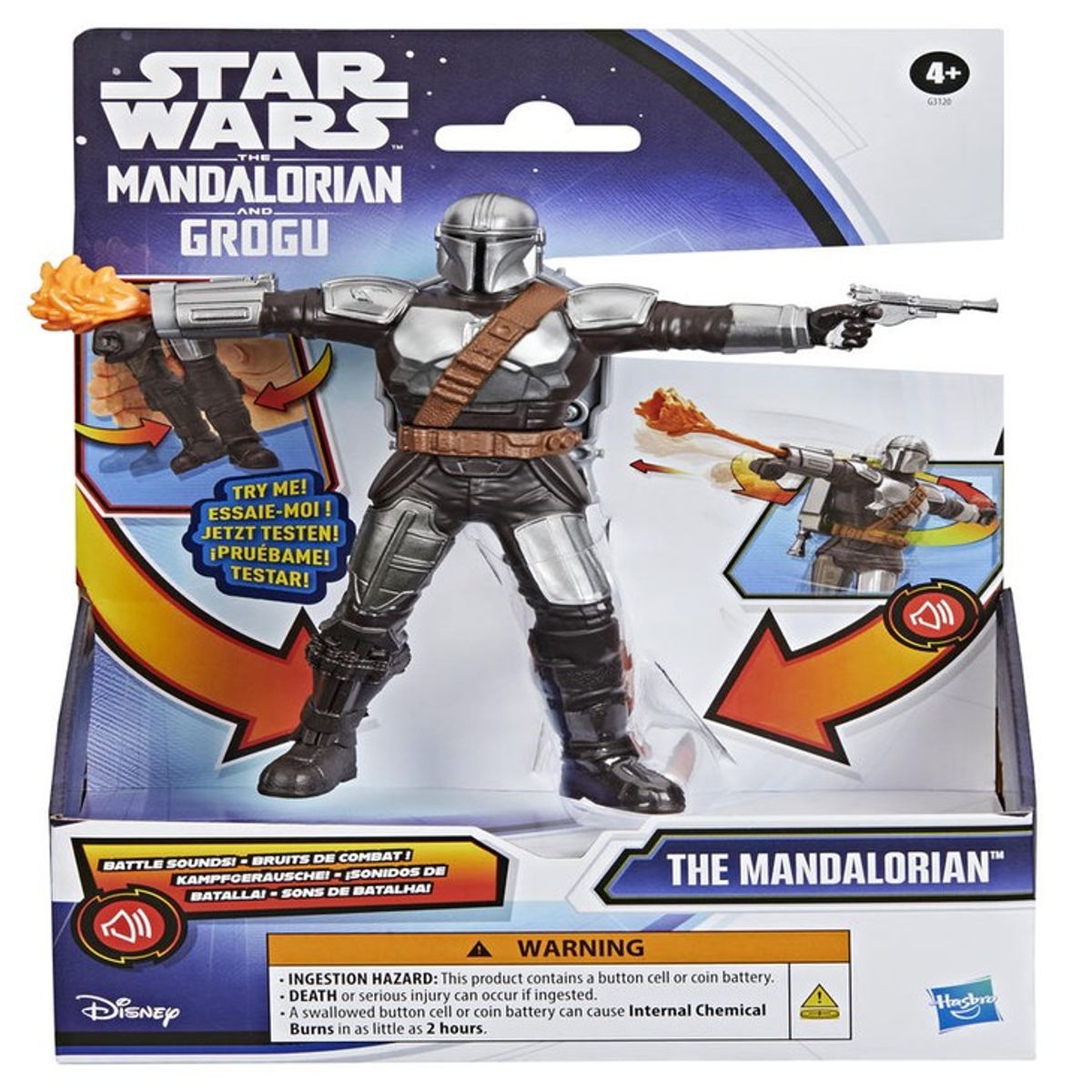 STAR WARS - Figura de Acción Star Wars The Mandalorian Action FX