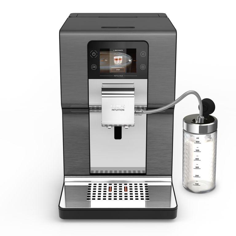 KRUPS Cafetera Espresso Intuition HOT & COLD TITANIUM Touch