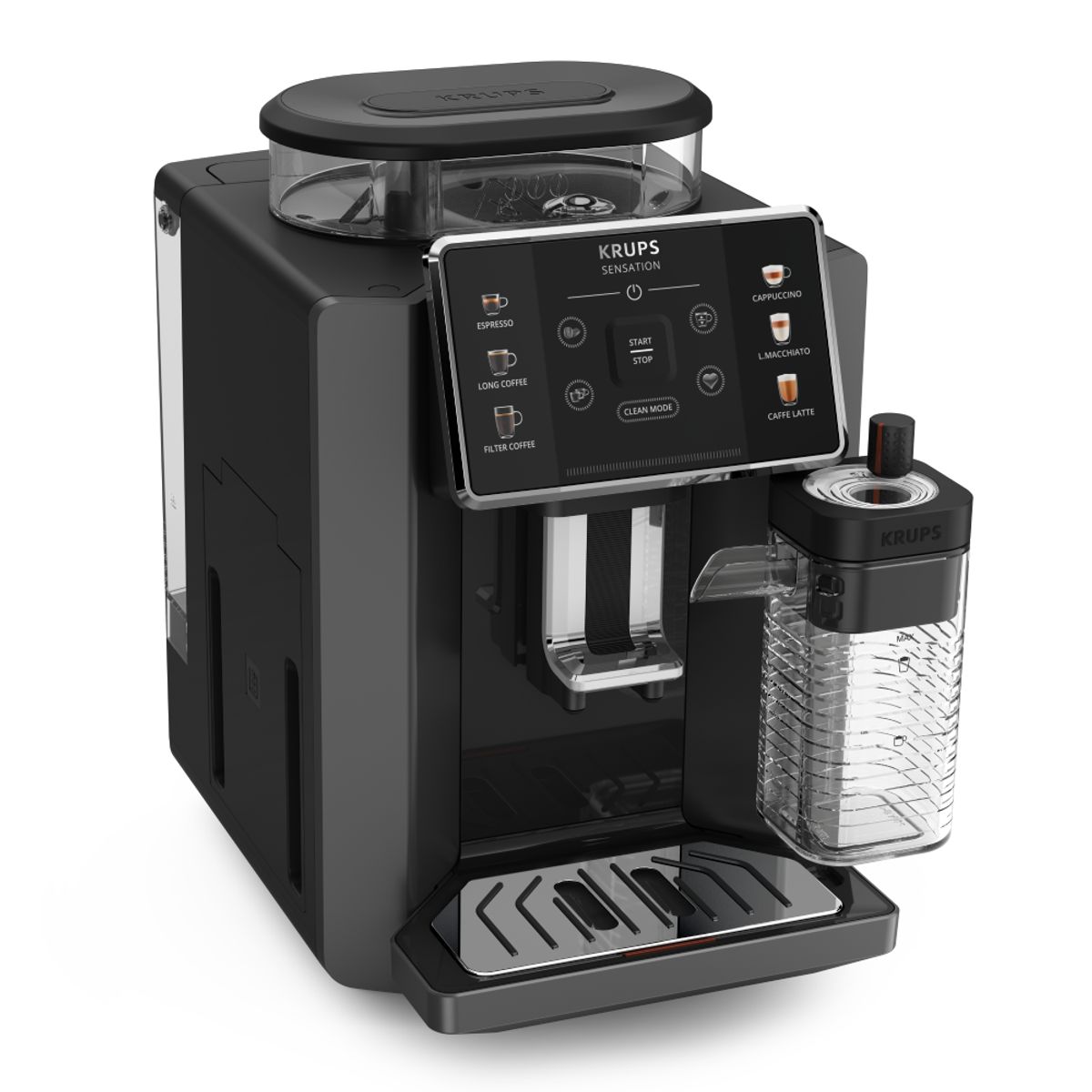 KRUPS - Cafetera espresso Sensation Milk Black